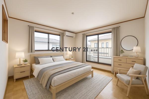 洋室 ※家具、什器等はCGによるバーチャルステージングです。
※細部の納まりは現地を確認ください。